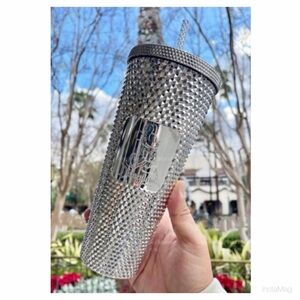 NEW Mickey Mouse Disney 100 Starbucks Tumbler Disneyland ~ Silver